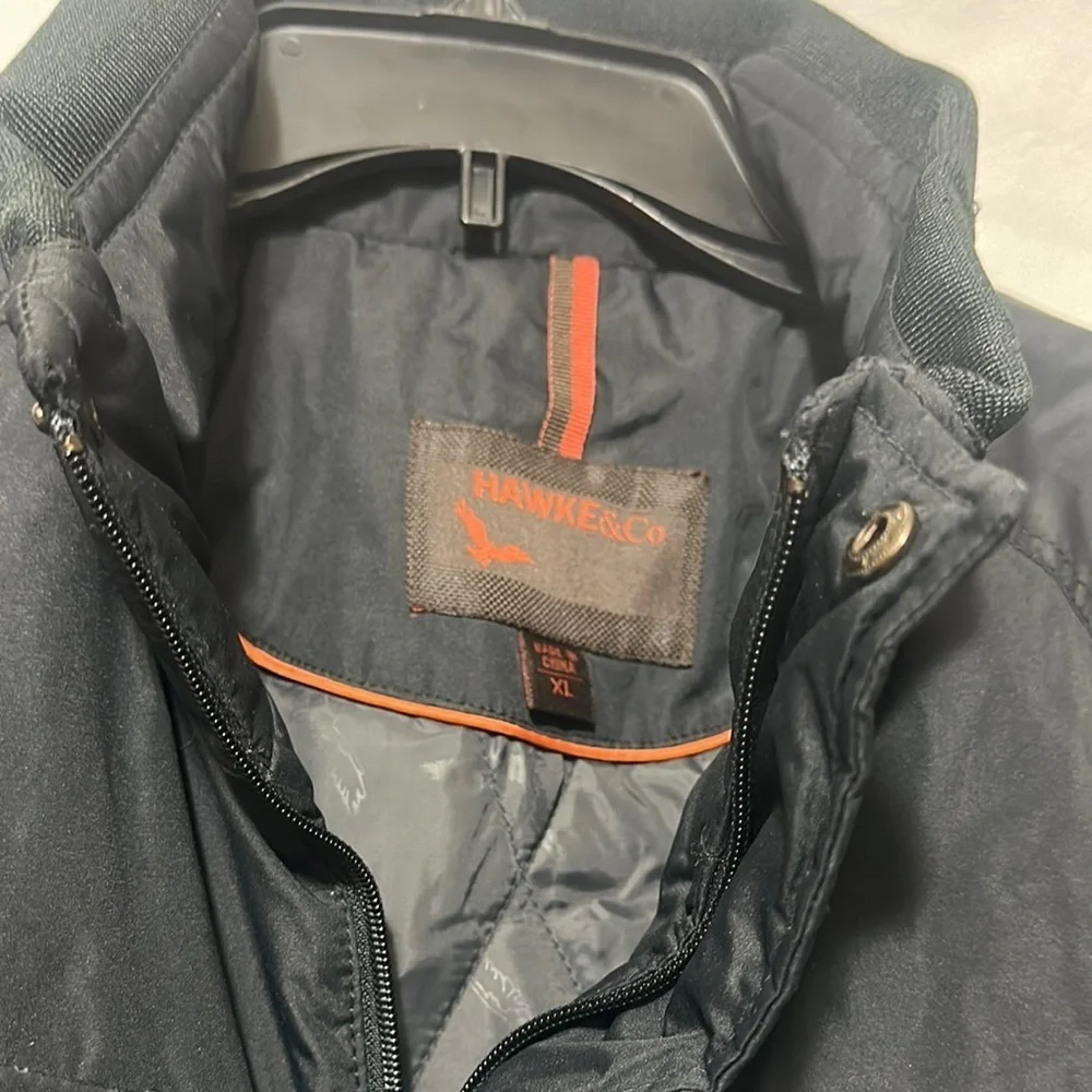 Hawke & Co Black Military Field Jacket
